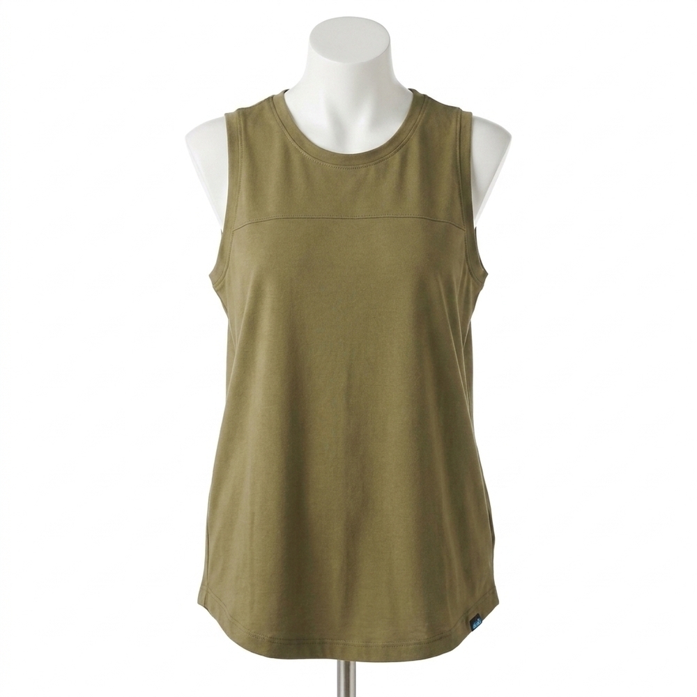 NEW KAVU women's bisbee tank top in kelp forest